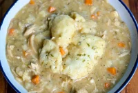 Easy Chicken and Biscuit Dumplings