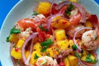 Sun-Kissed Spicy Mango Prawn Salad