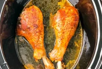 Tender Slow Cooker Turkey Legs