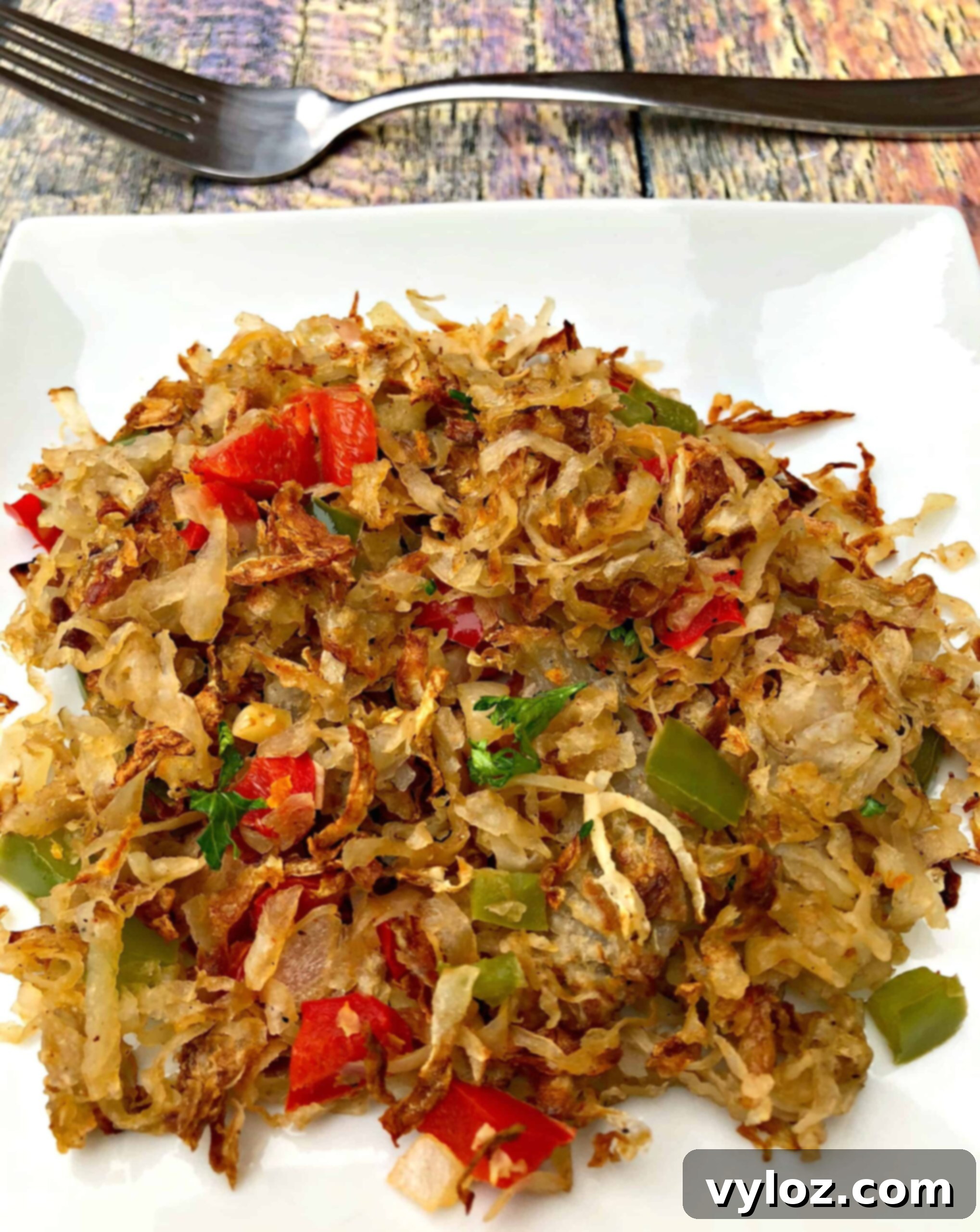 Perfectly Crispy Air Fryer Hash Browns 1 featured 7655