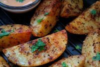Grilled Indian Potato Wedges