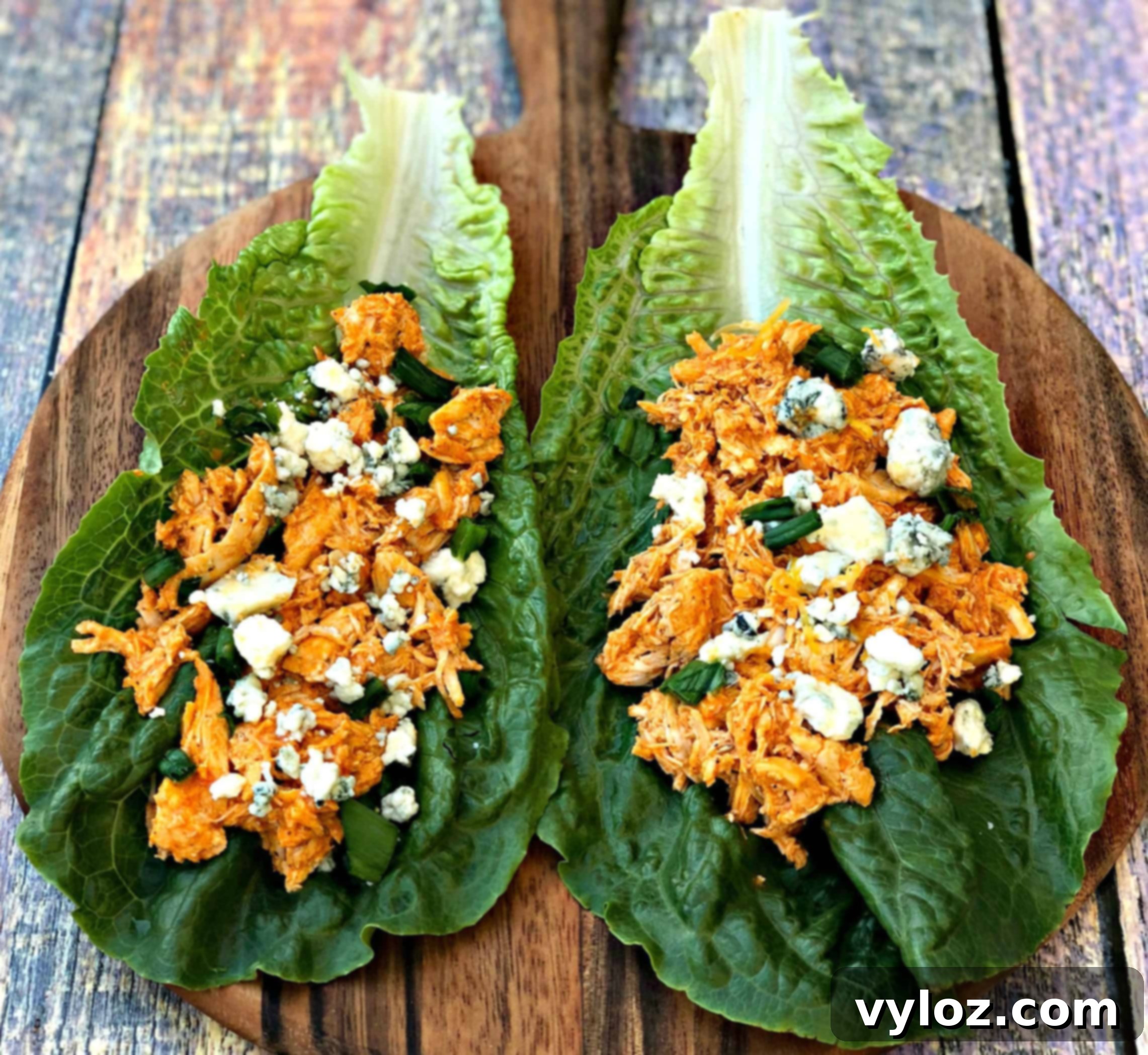 Spicy Cheesy Instant Pot Keto Buffalo Chicken Lettuce Wraps 1 featured 8114