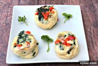 Keto Veggie Egg White Bites