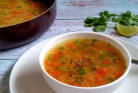 Hearty Red Lentil Vegetable Soup