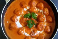 Velvety Indian Butter Chicken Meatballs