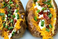 Crispy Air Fryer Baked Potatoes