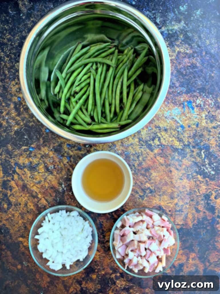 ingredients for instant pot green beans