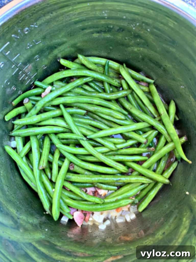 fresh green beans in instant pot