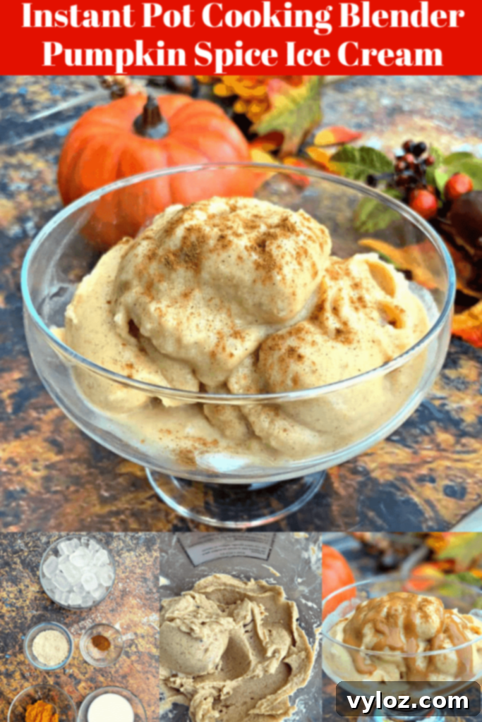 Instant Pot Blender Pumpkin Pie Spice Ice Cream 11 Instant Pot Cooking Blender Keto Low Carb Pumpkin Spice Ice Cream