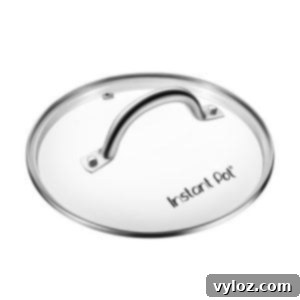 Instant Pot Essentials: Top Accessories and Gift Ideas 9 Instant Pot glass lid with a steam vent and handle