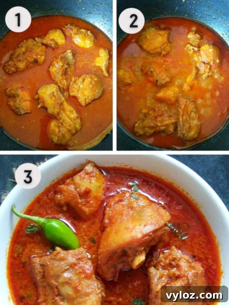 Easy Andhra Style Chicken Curry 5 Andhra Kodi Kura Steps