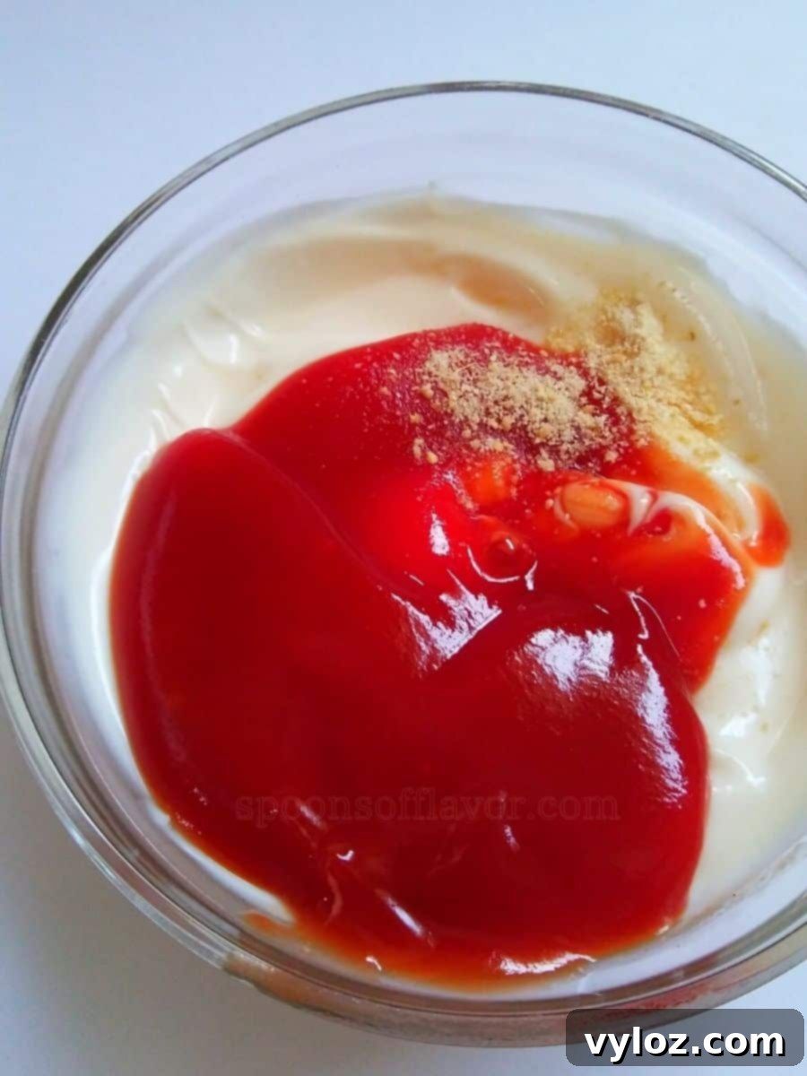 Image showing preparing fry sauce.