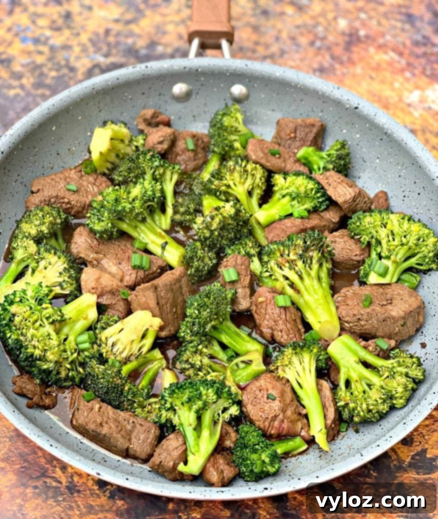 Fresh, vibrant green broccoli florets
