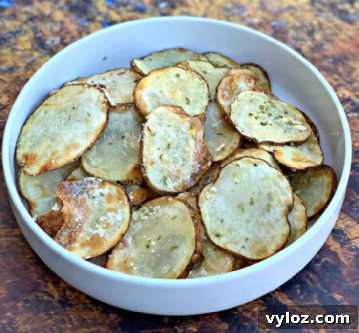 Ultimate Air Fryer Potato Recipes 8 Air Fryer Crunchy Homemade Sour Cream and Onion Potato Chips