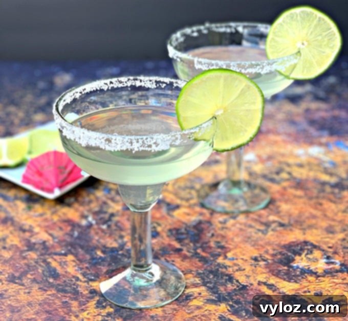 Zero Sugar Margaritas 6 2 keto low carb skinny margaritas in glasses garnished with lime