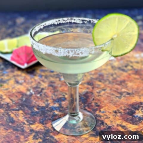 Zero Sugar Margaritas 7 sugar free margaritas in glasses garnished with lime