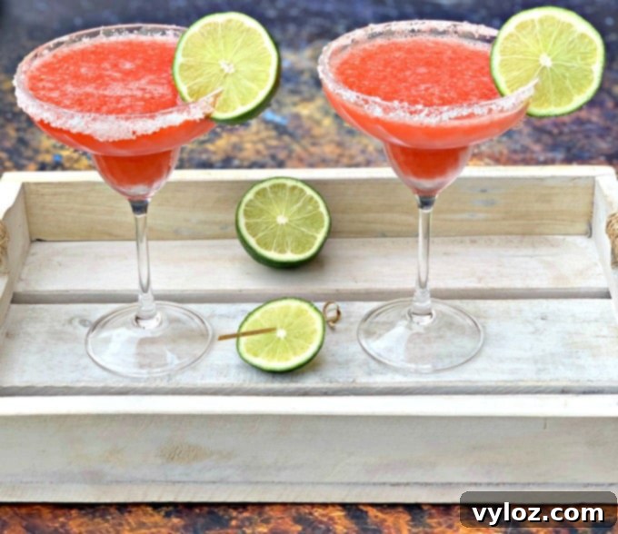 Zero Sugar Frozen Fiesta 7 keto low-carb frozen strawberry margaritas with lime