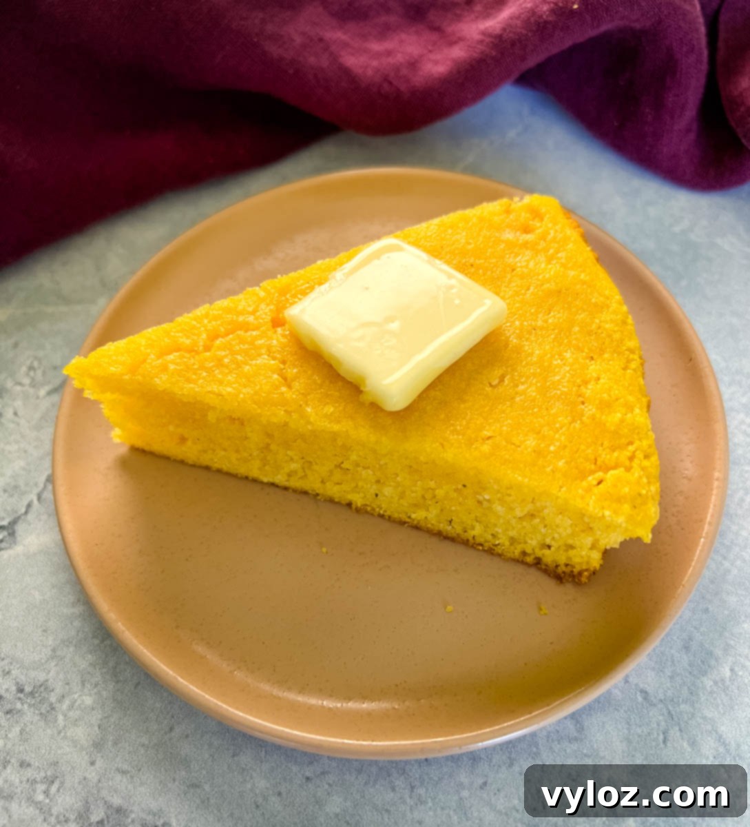 honey drizzled on southern cornbread