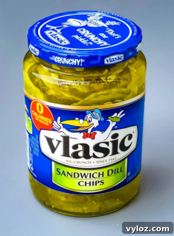 sandwich pickles in a jar