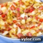 Southern Fried Cabbage with Bacon