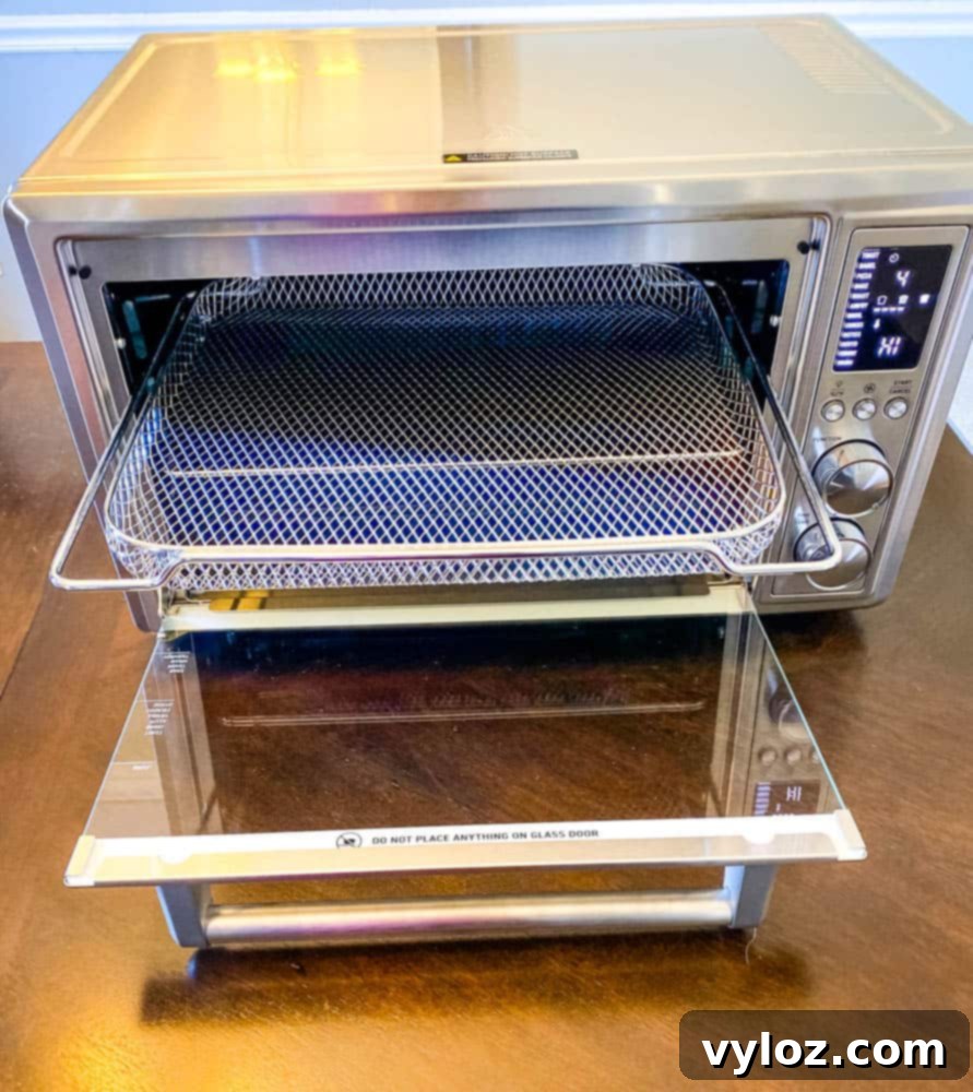 cosori air fryer toaster oven on a table