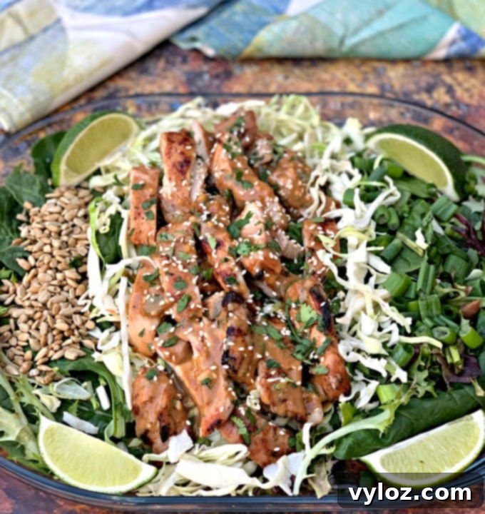 20 Fast & Flavorful Keto Chicken Recipes 15 Chopped Thai Grilled Chicken Salad (Panera Copycat)