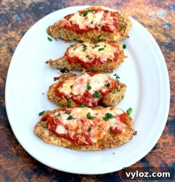 20 Fast & Flavorful Keto Chicken Recipes 18 Easy, Keto Low-Carb Almond Crusted Chicken Parmesan with Marinara