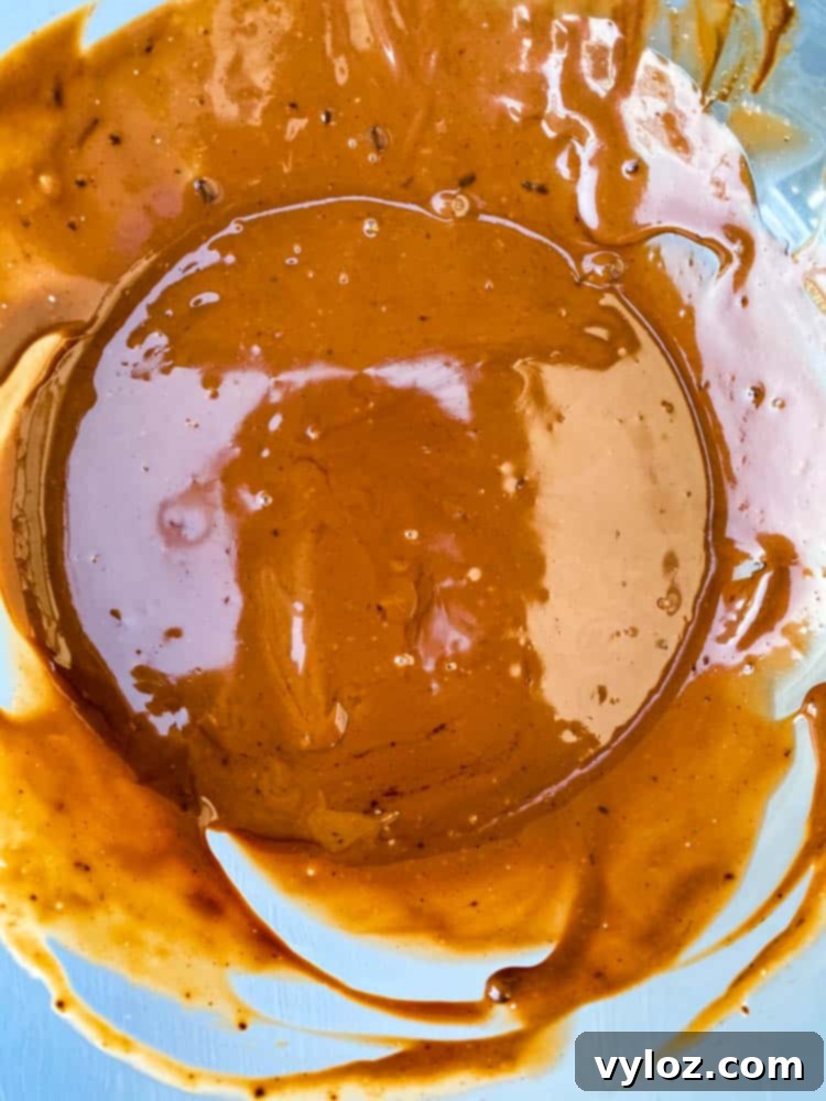 Effortless Sugar-Free Chocolate Mousse 5 Keto low carb chocolate mousse batter in a glass bowl, before whipping