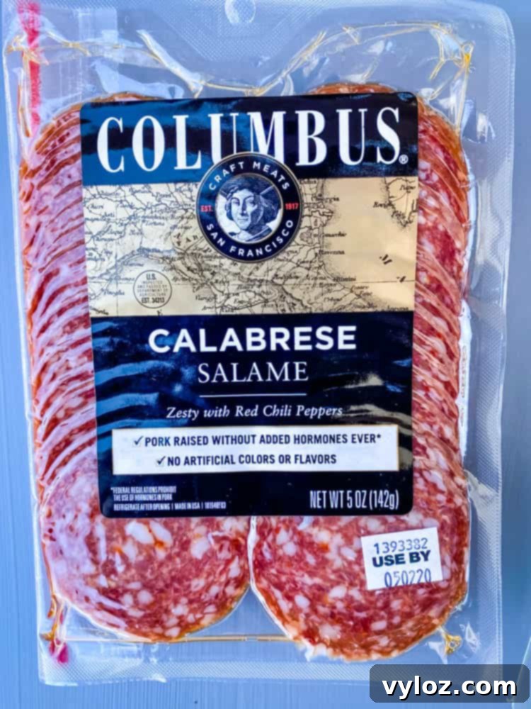packaged salami for antipasto salad recipe