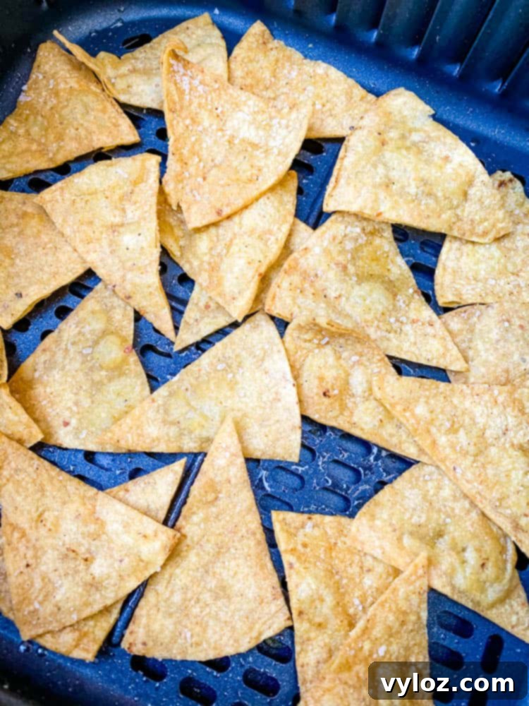tortilla chips in air fryer