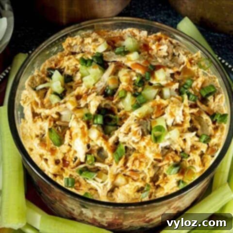 Spicy and cheesy Buffalo Chicken Casserole