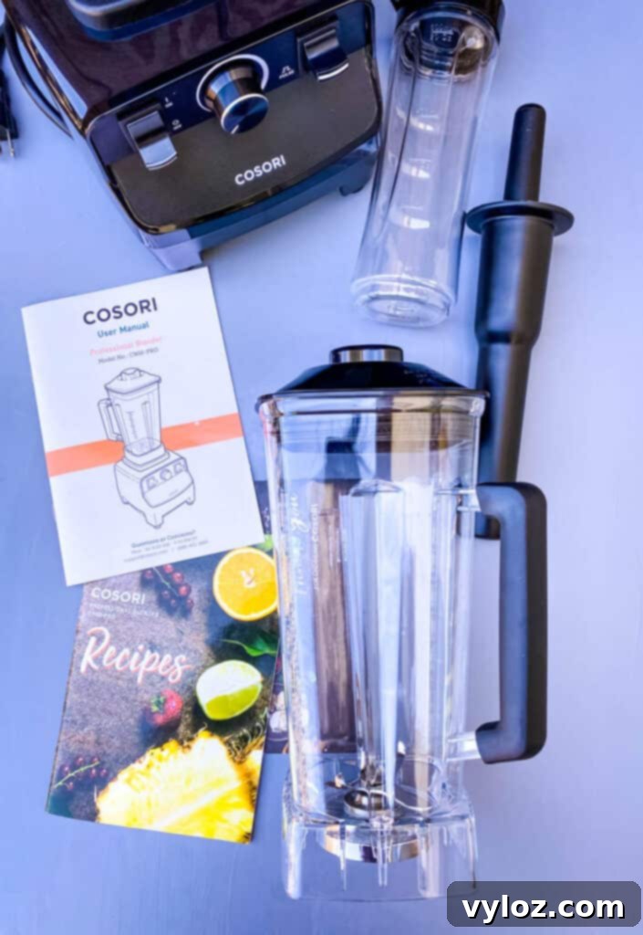 Cosori Professional Blender C-900 Pro with travel cup