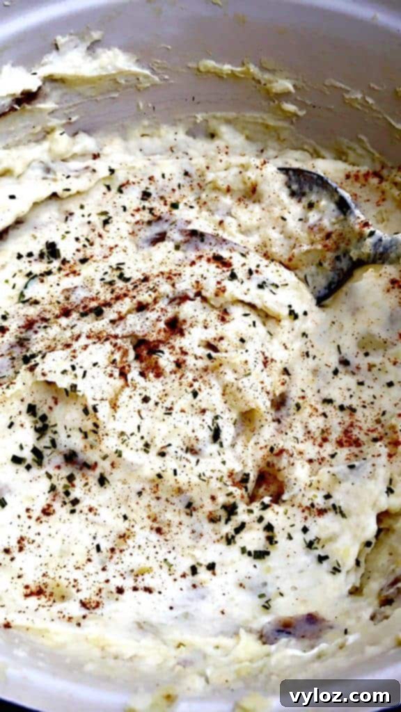 Rich and Creamy Dutch Oven Mashed Potatoes 4 Serving healthy mashed potatoes from a Dutch oven