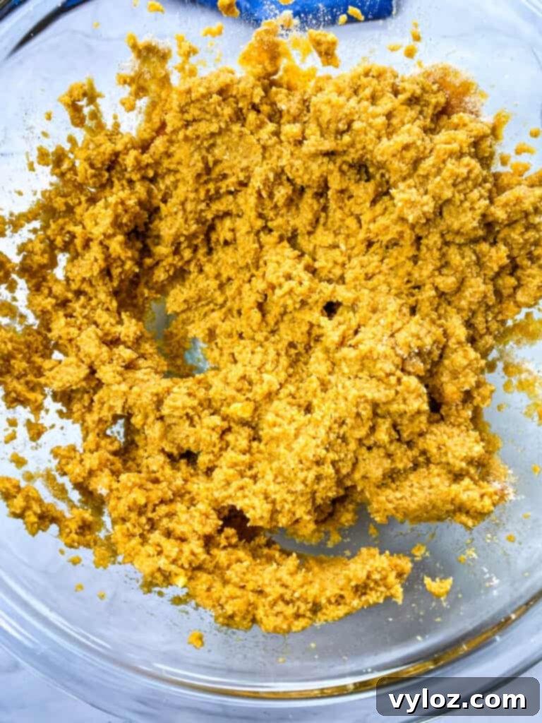 Guilt-Free Pumpkin Spice Cookies 7 keto pumpkin cookie dough in a glass bowl