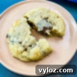 keto low carb peanut butter cup cookies on a pink plate