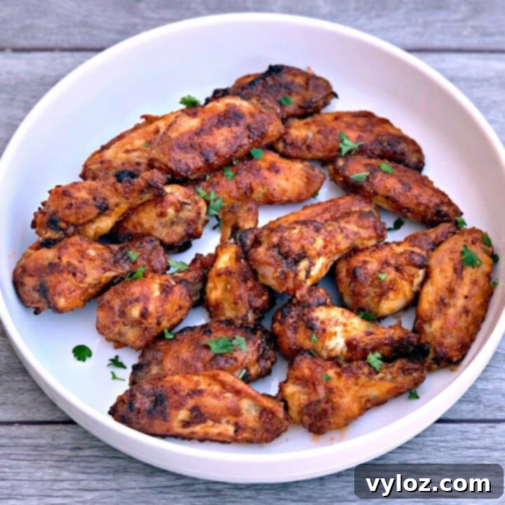 30 Quick and Delicious Air Fryer Appetizers 14 Honey BBQ chicken wings, sticky and crispy from the oven (or air fryer).