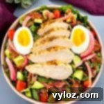Green Goddess Cobb Salad in a bowl