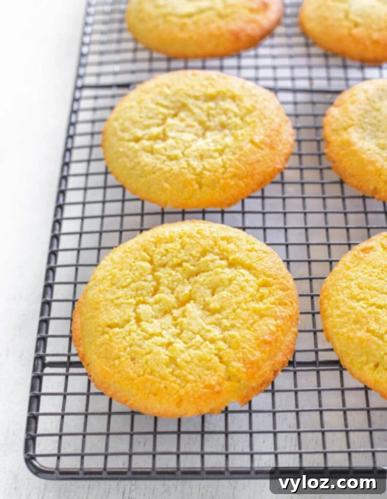 Zesty Sugar-Free Lemon Delights 9 keto low carb lemon cookies cooling on a wire rack after baking