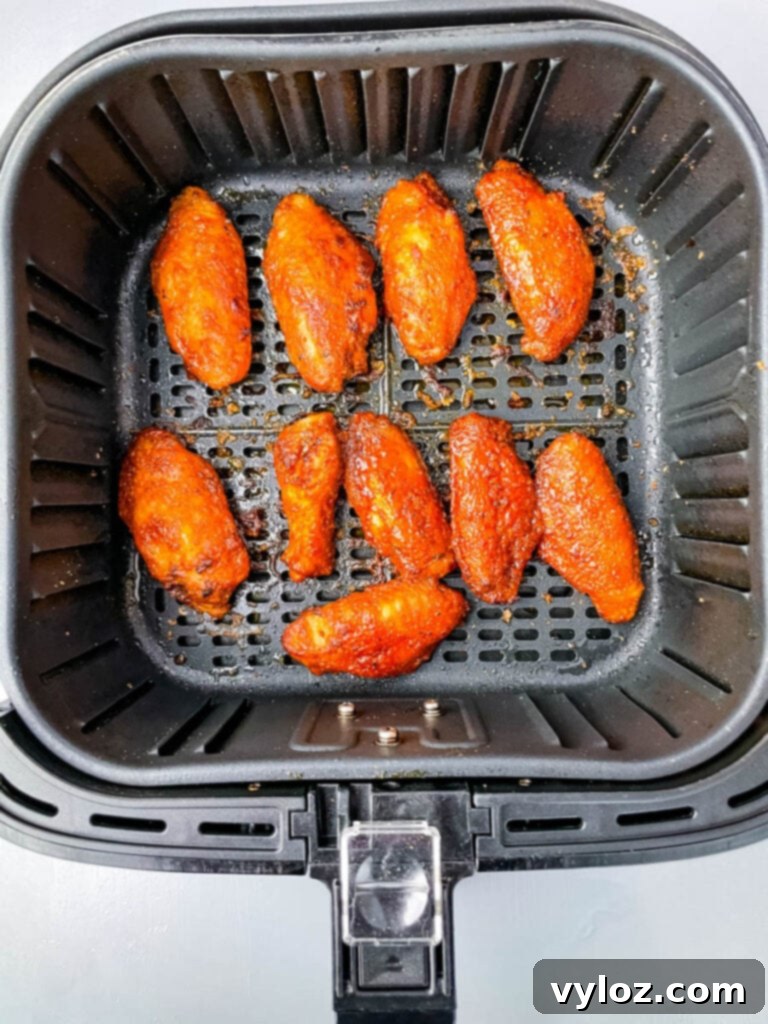 keto chicken wings in a basket