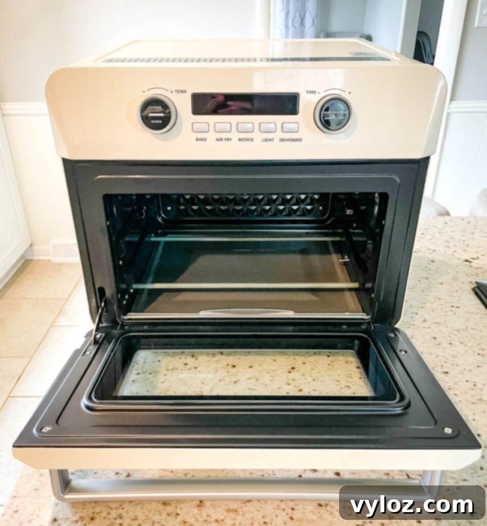 Hauswirt air fryer oven on a counter