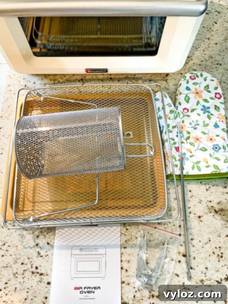 Hauswirt air fryer oven parts