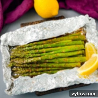 Grilled Asparagus Foil Packets 9 Grilled Asparagus in Foil