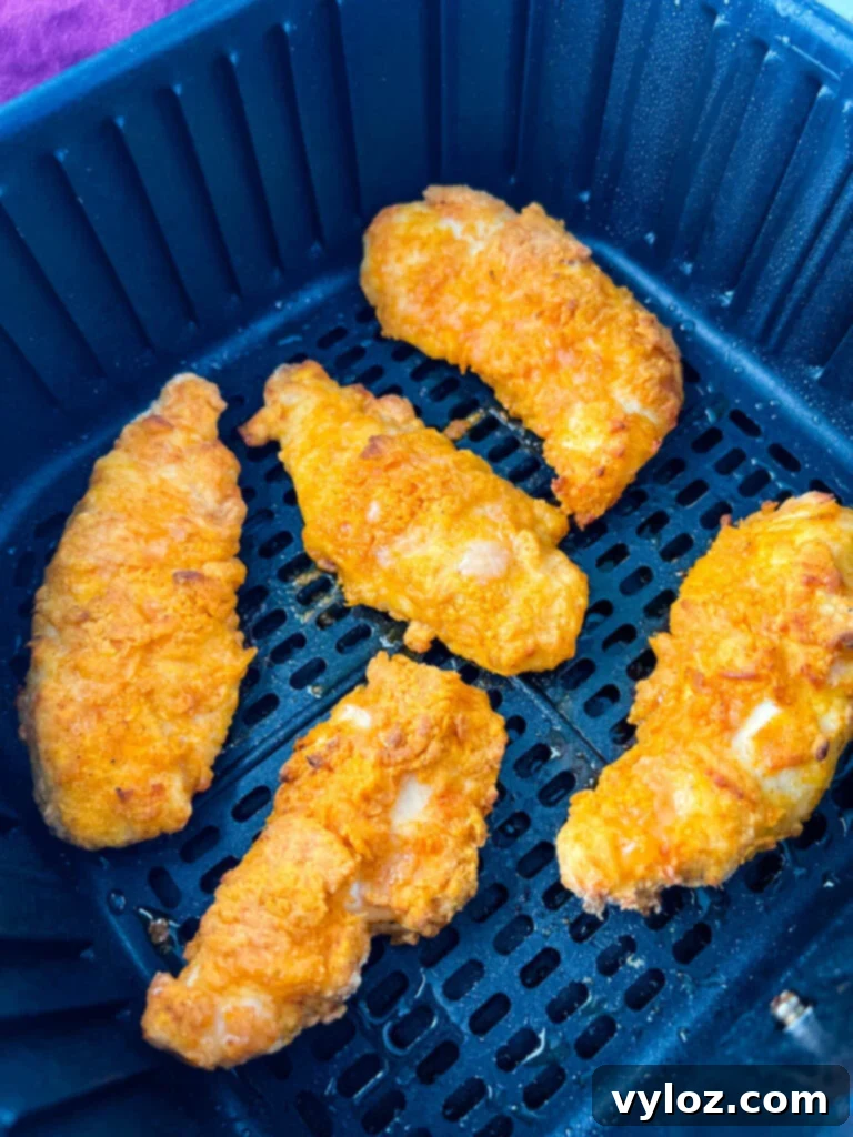 Blazin' Nashville Tenders 10 chicken tenders in air fryer