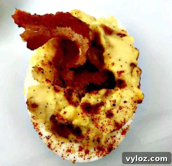 Easy, Low-Carb Keto Bacon Deviled Eggs