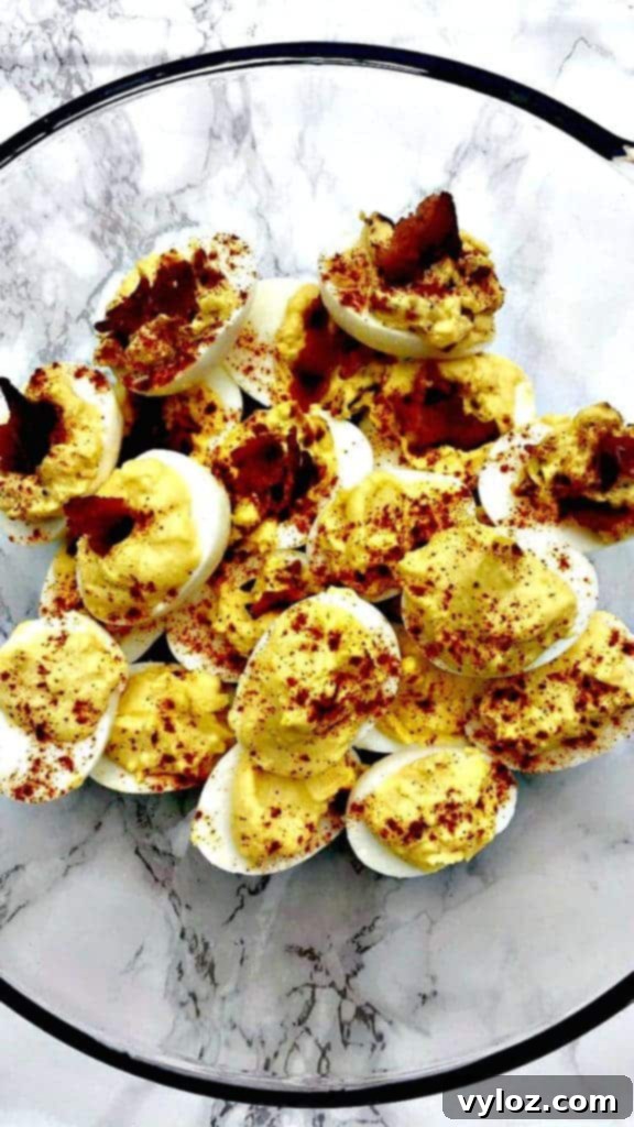 Easy, Low-Carb Keto Bacon Deviled Eggs