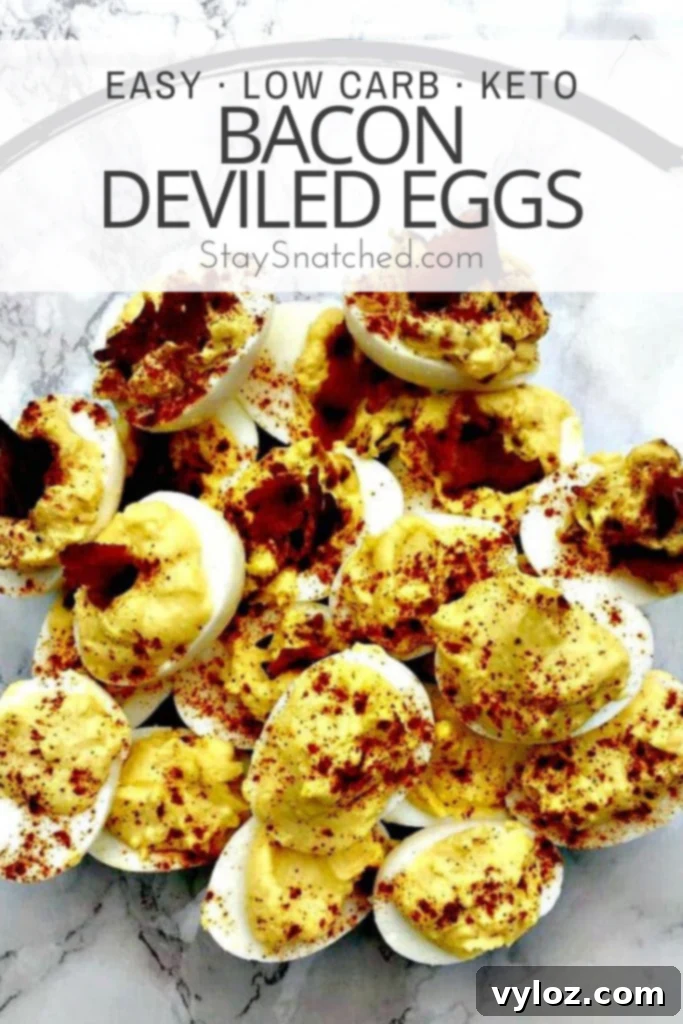 keto low carb bacon deviled eggs
