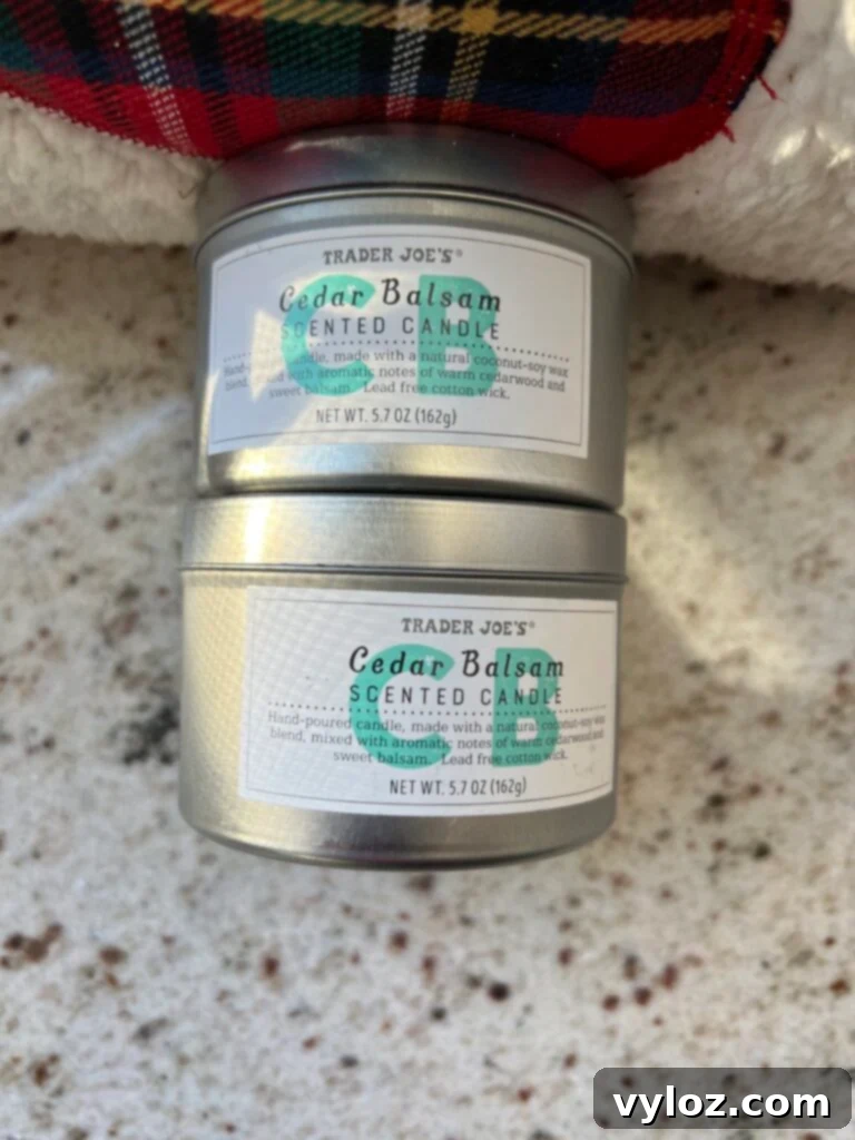 Trader Joe's Holiday Favorites 15 Trader Joe's Festive Scented Candles for holiday ambiance