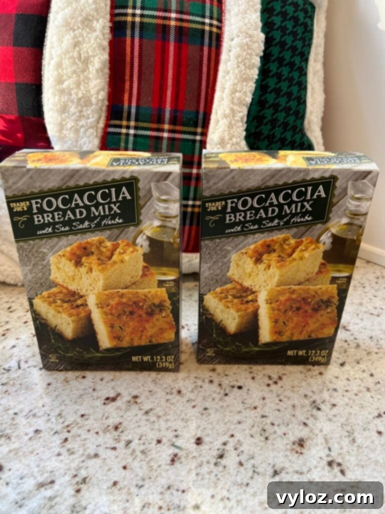 Trader Joe's Holiday Favorites 3 Trader Joe's Focaccia Bread Mix for homemade holiday bread