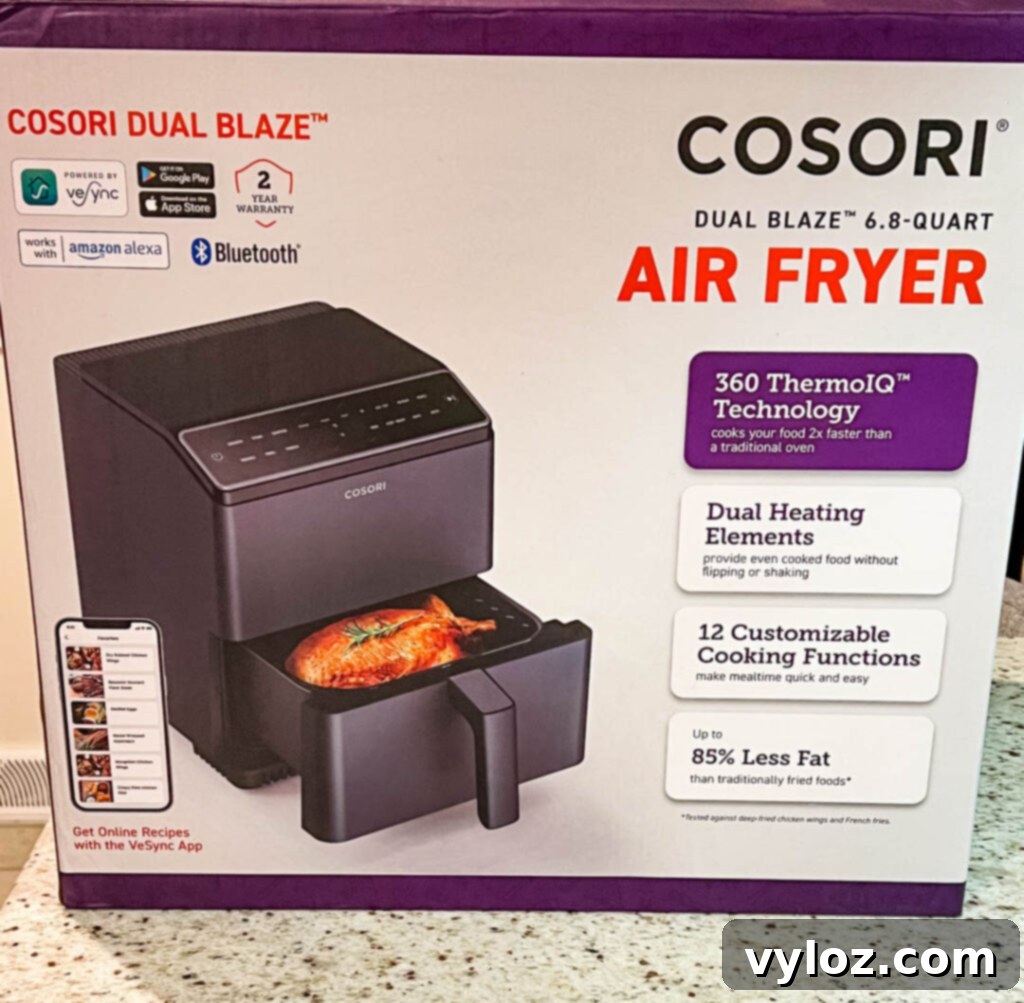 Cosori Dual Blaze Air Fryer with Crisper Plate