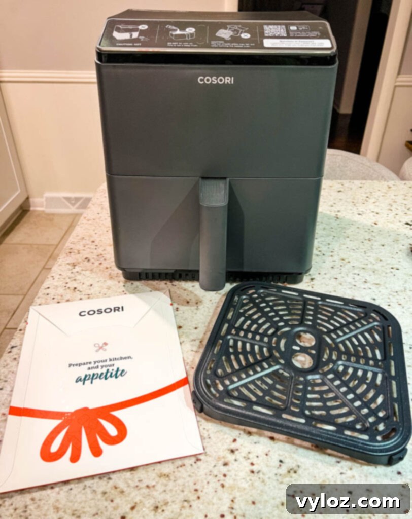 Cosori Dual Blaze Air Fryer Control Panel
